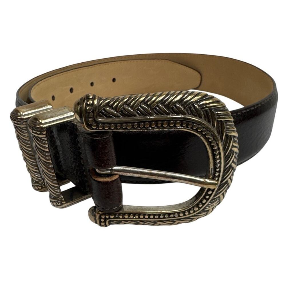 Brighton Women's Belt Size Medium, Leather, Brown, Ships Fast